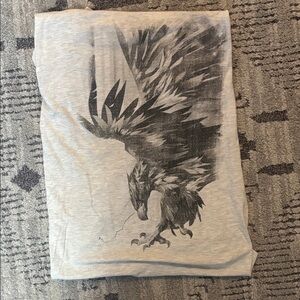 Apt. 9 Light Gray Logo Tee